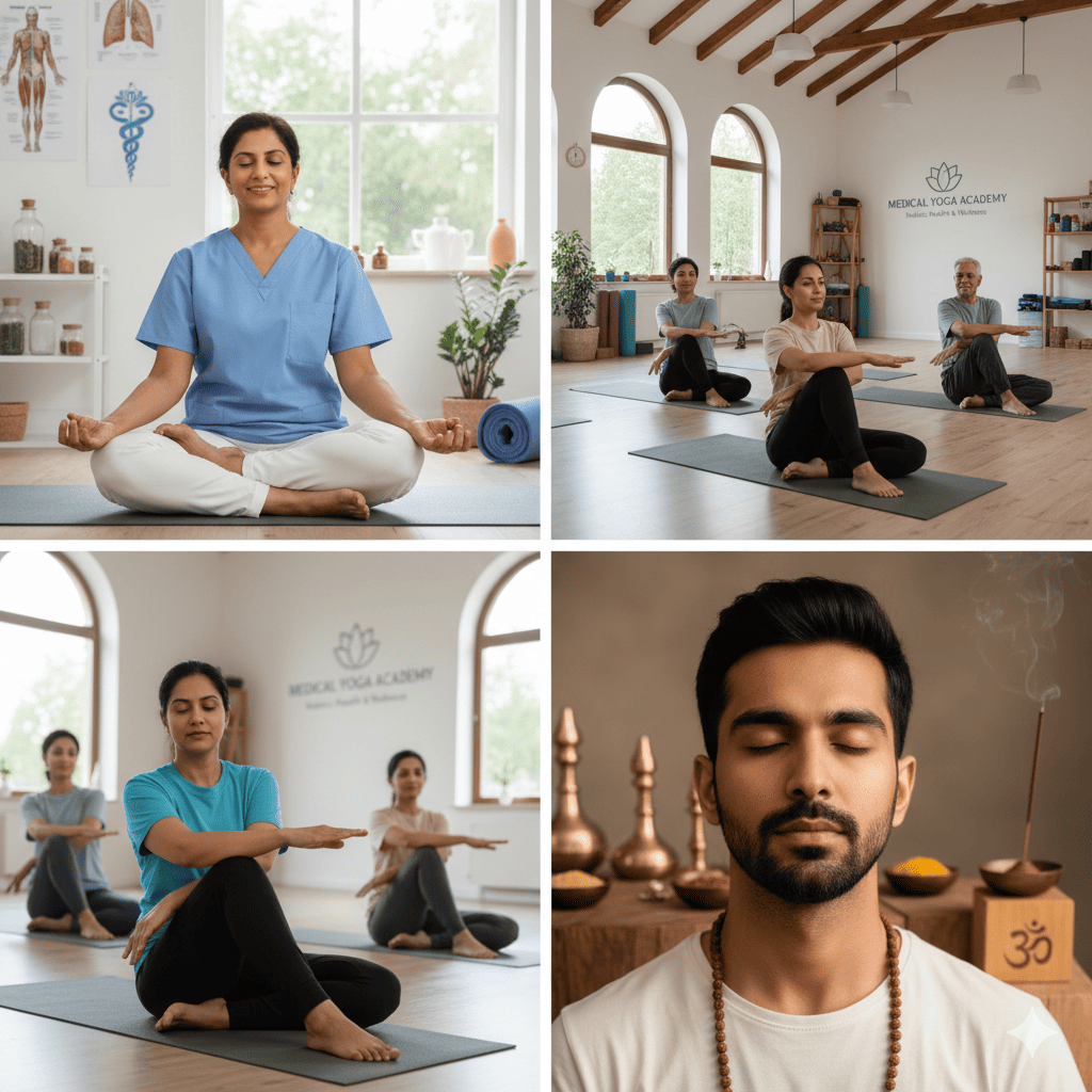 Medical Yoga Academy Vision - Healthcare professionals practicing therapeutic yoga